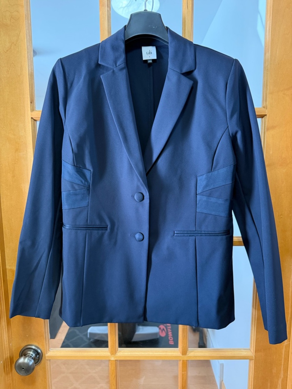 NWOT CAbi Navy Two-Button Tailored Blazer